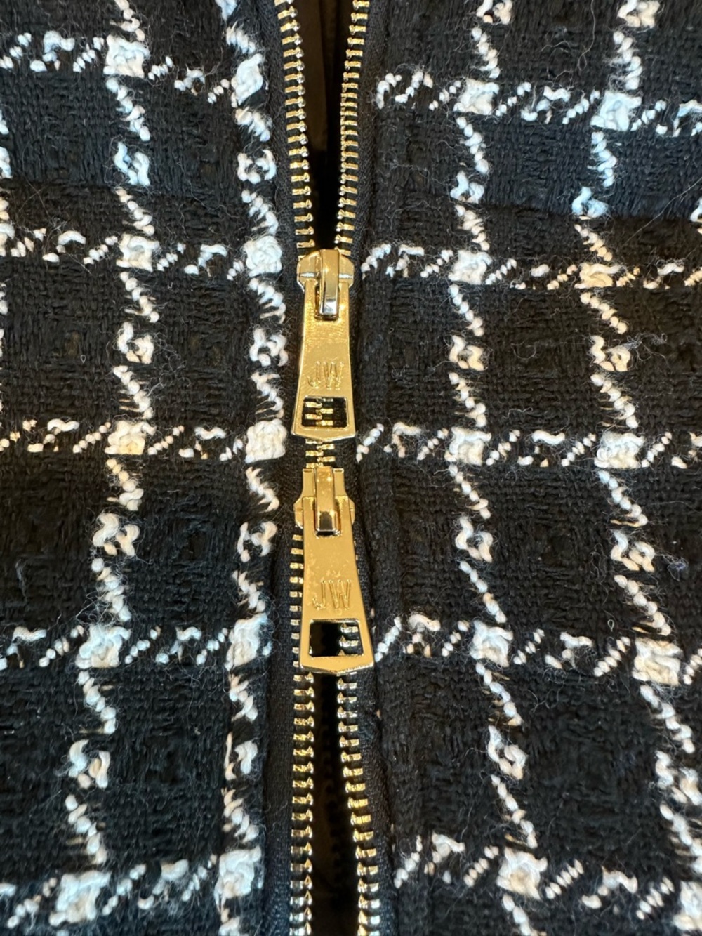 Jason Wu Black & White Tweed Puffer Jacket - Picture 8 of 8